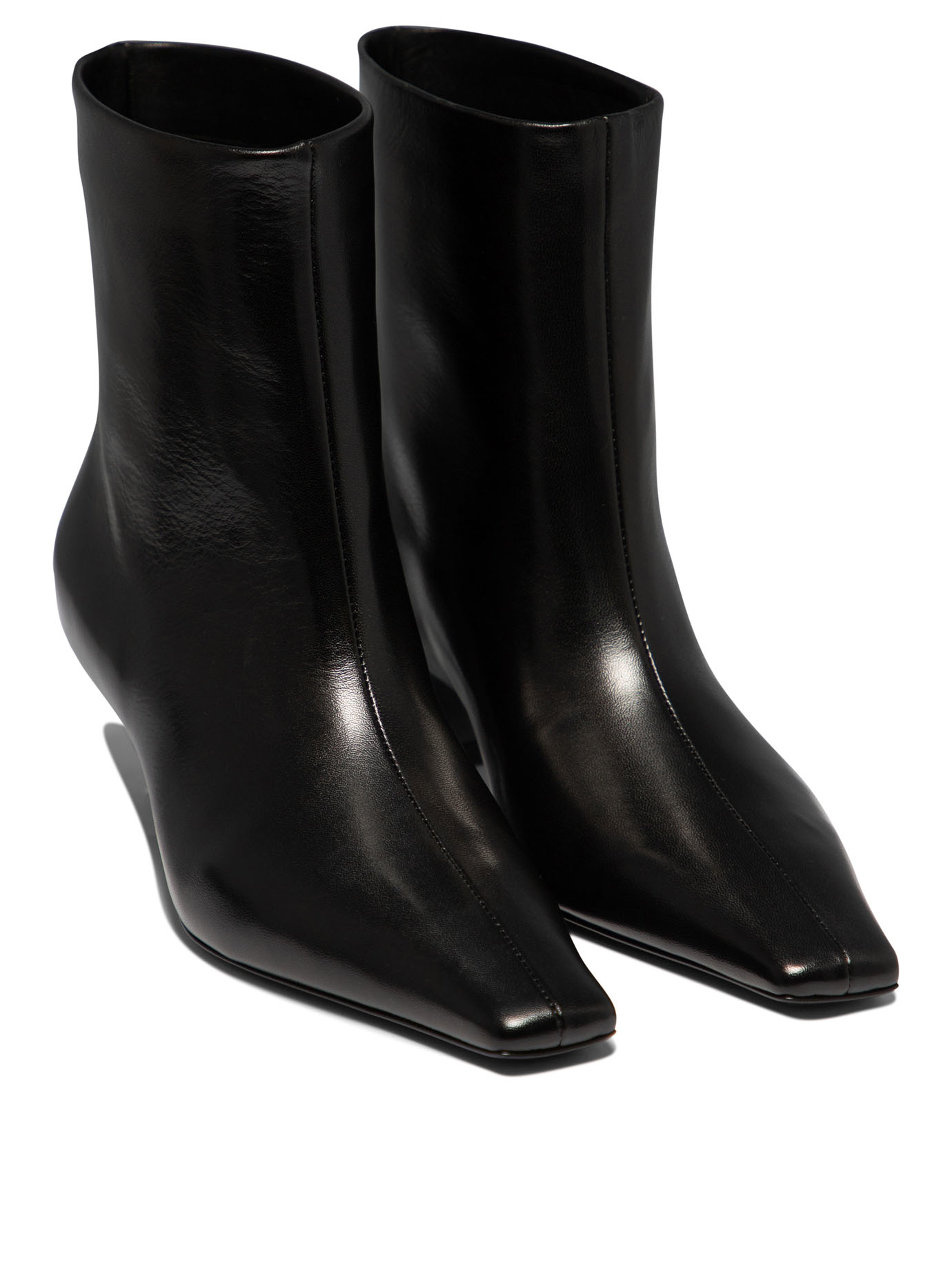 KHAITE Black   Ankle boots